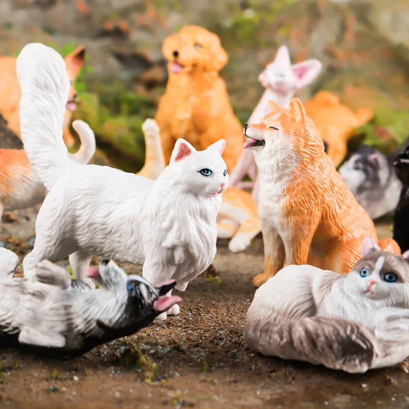 12-Piece Farm Animal Figures Set Educational Toy Models