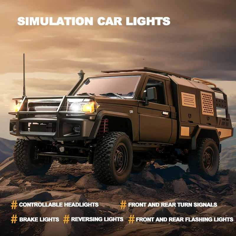 1/12 RC Crawler Pickup Truck – 4WD Off-Road Climber
