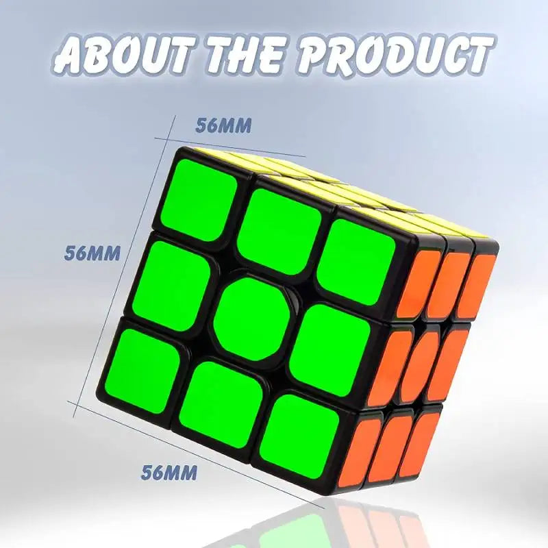 3x3 Speed Puzzle Cube – Smooth Twist Brain Teaser Toy