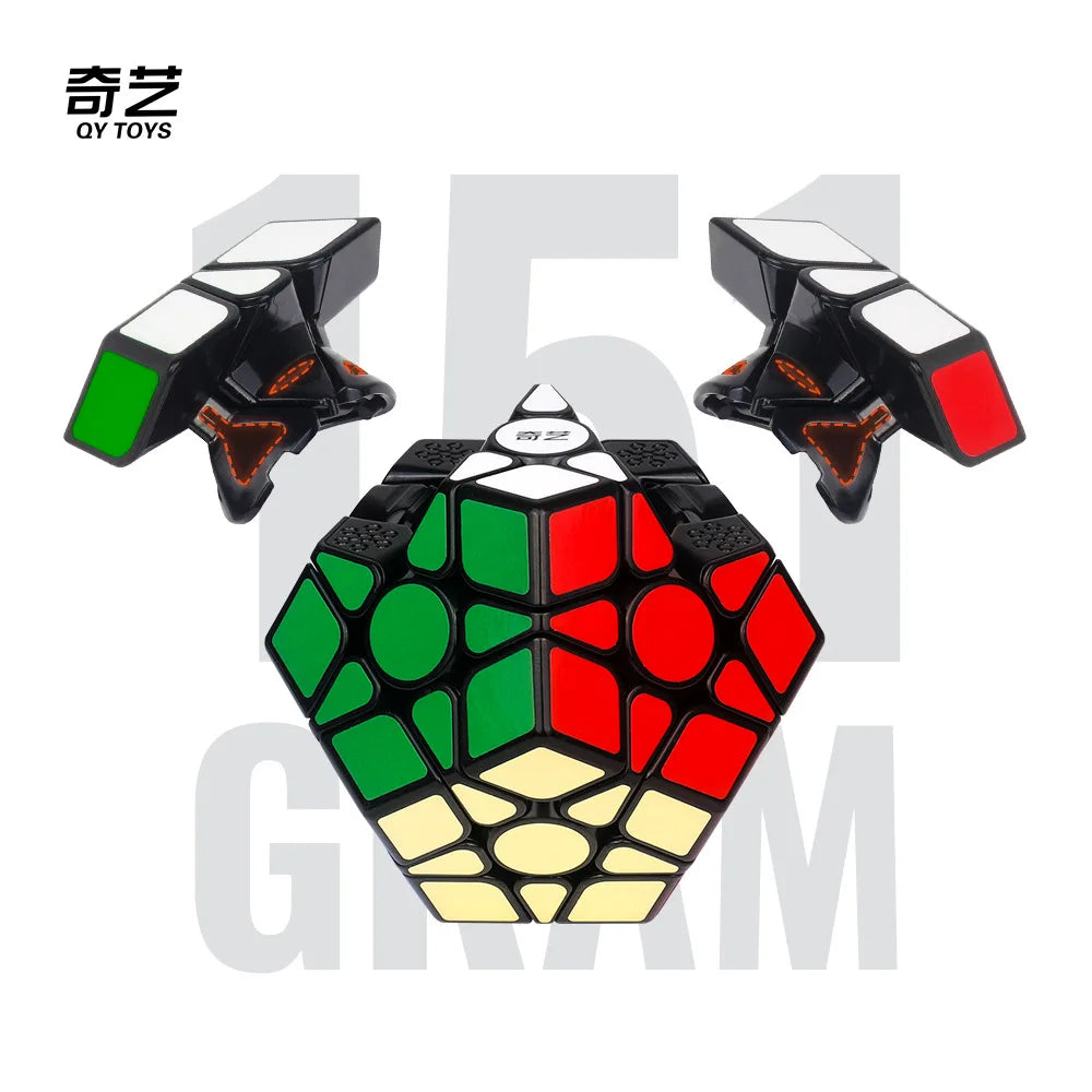 Megaminx Speed Puzzle Cube 3x3 Stickerless Educational Toy