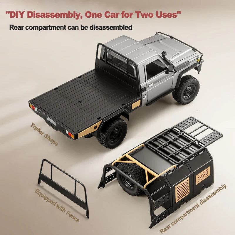 1/12 RC Crawler Pickup Truck – 4WD Off-Road Climber