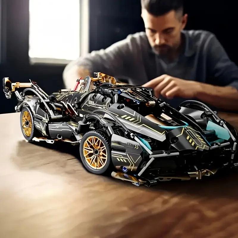 Micro Racing Car Building Block Set 1690 Pieces