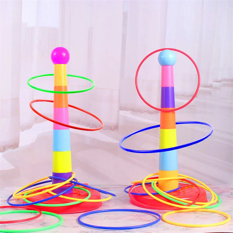 Kids Stacking Ring Toss Game – Indoor Outdoor Toy